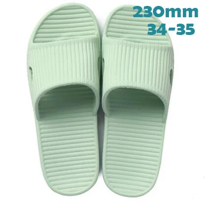 Оригинальные тапочки Xiaomi mijia; мягкие женские и мужские сандалии для купания; детская повседневная обувь; нескользящие домашние тапочки для душа - Цвет: light green 230mm