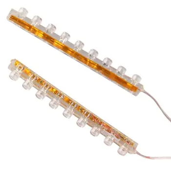 

NFLC-Car Motorcycle Blue 9 LEDs Strip Waterproof Light Bulb 12V