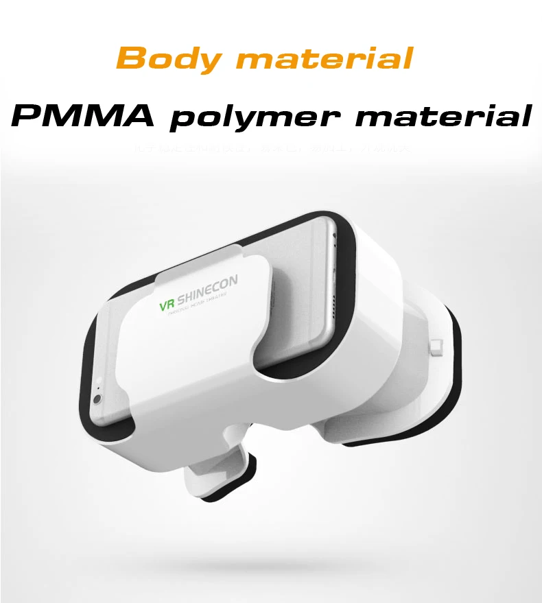 VR SHINECON 5.0 Glasses Virtual Reality 3D Glasses For 4.7 - 6.0 inch Phone VR SHINECON 5.0 Glasses Virtual Reality 3D Glasses For 4.7 - 6.0 inch Phone