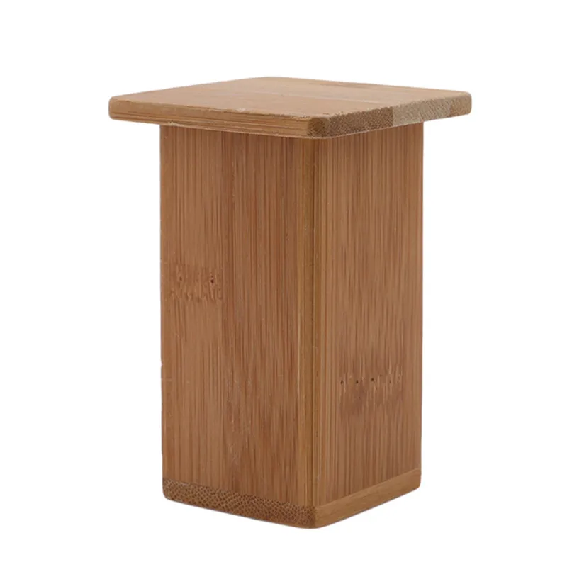 Горячая бамбуковая коробка для зубочисток с крышкой квадратный бак Держатели Для Зубочисток бамбуковые деревянные домашние кухонные инструменты держатель зубочисток