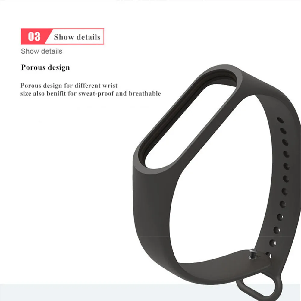 Силиконовый ремешок для Xiaomi mi, 3 браслета для mi Band 3, цветной сменный ремешок, умный Браслет для mi band 3