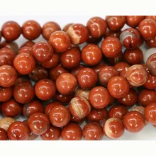 Со скидкой натуральные бусины из натуральной красной яшмы круглые бусины 3-18 мм подходят для ювелирных изделий DIY ожерелья или браслеты 1" 03474