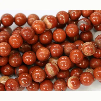 

Discount Wholesale Natural Genuine Red Jasper Round Loose Stone Beads 3-18mm Fit Jewelry DIY Necklaces or Bracelets 15" 03474