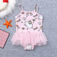 Купальник для девочки, одежда для девочек, детские ремни для девушек, купальники для пляжа, купальники с рисунком поросенка, с открытой спиной, раздельные купальники# LR2