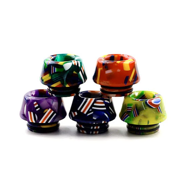 

810 Epoxy Resin Drip Tip Vapes Mouthpiece Drip Tips Colorful For TFV8 TFV12 Prince TFV8 Big Baby Atomizer Tanks Vape Accessories
