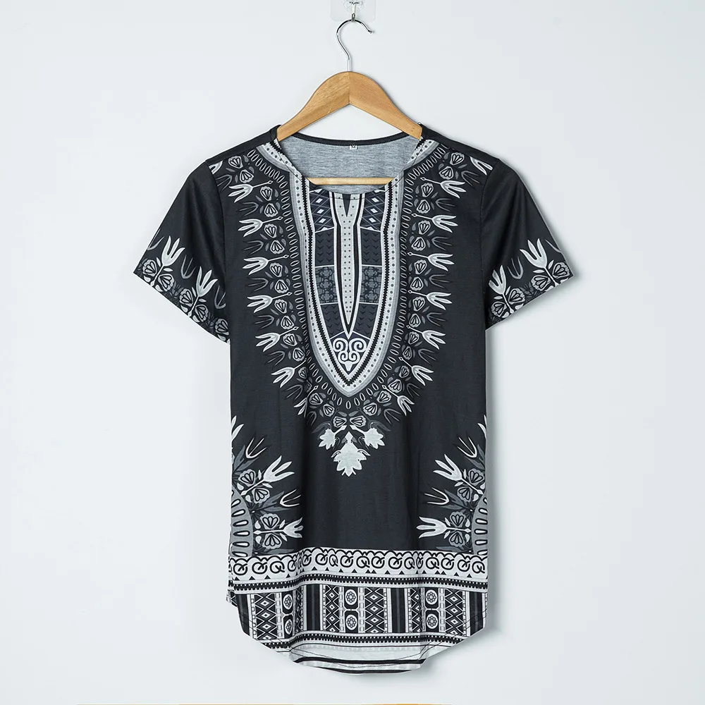 African Riche African Clothing Time-limited Hot Sale Traditional New Arrival Polyester Printing Men Clothes Dashiki Plus sizes (4)