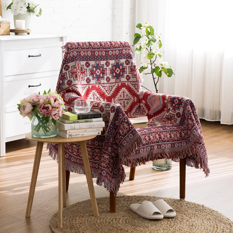 ESSIE HOME одеяло для дивана диван гостиной спальни из окрашенной пряжи турецкое