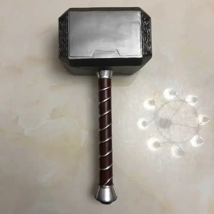 4 Andigra Thor Hammer Captain America Cosplay Mjolnir Superhero Weapon PU Material Props 44 cm