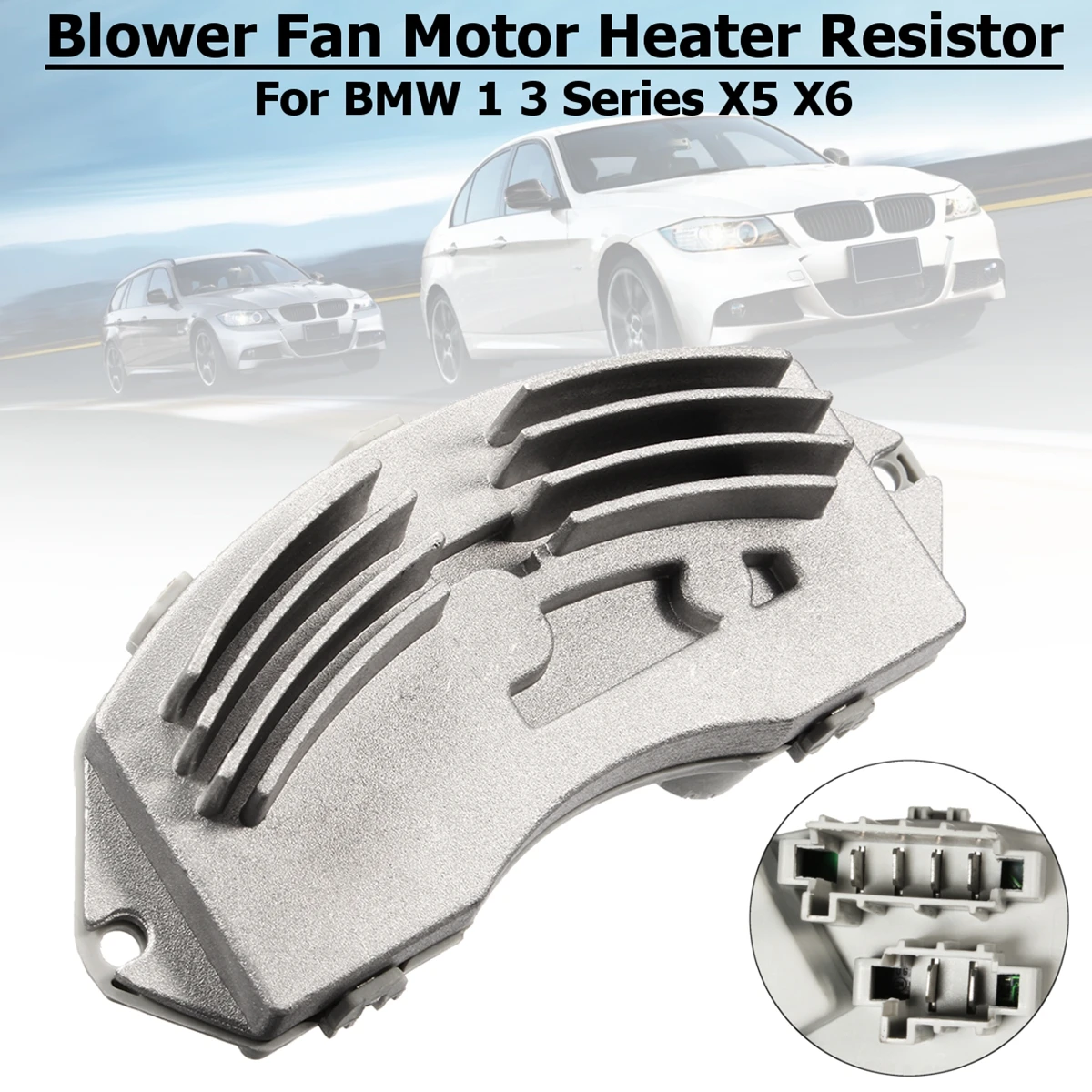 

For BMW 1 3 Series X5 X6 E87 E81 E88 E91 E90 E92 #64119146765 #64116927090 Blower Fan Motor Heater Resistor Speed Controller