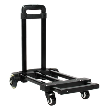 

Grocery Cart Small Cart Four-wheeled Luggage Trolley Trolley Folding Cart Trolley Portable Shopping Cart Trolley