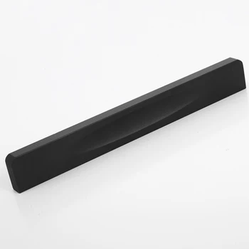 ZENHOSIT Black Simple Rectangle Aluminum Alloy Door Handle For Cabinet Wardrobe Cupboard Kitchen Bedroom Home Accessories