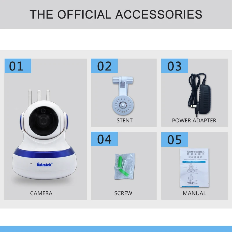 Lintratek Cloud Storage Wifi Camera Home CCTV Security 1MP HD 720P IP Camera PTZ Wireless IP Camera Baby Monitor Two Way Audio