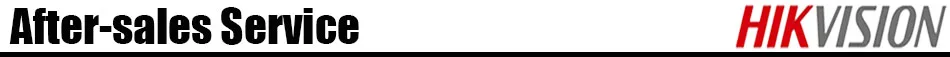 hikvision After-sales Service