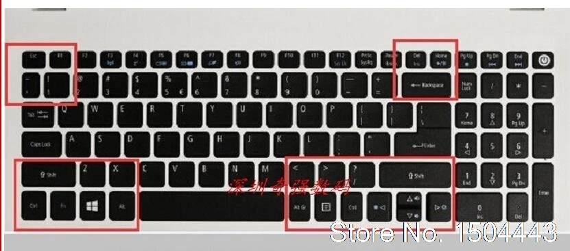 Силиконовый защитный чехол для клавиатуры acer Aspire E15 E5-575 E5-576G E5-573G ES15 ES1-572/Aspire E 17 E5-772G 15,6 дюймов