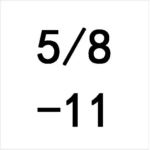 1 шт. 5/8-11 5/8-12 5/8-14 5/8-16 UNC ООН по универсальной системе обозначений металлов и сплавов UNS правая рука резьбонарезные инструменты для обработки формы 5/" 5/8-11 12 14 16 лет - Цвет: 11 UNC