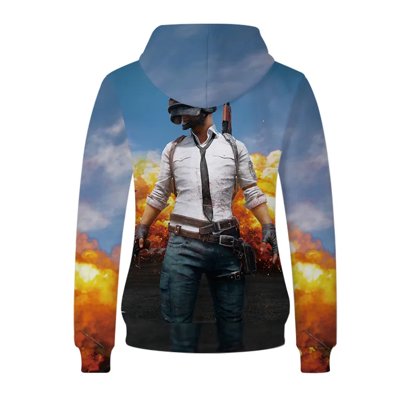 Fans Wear Unisex Hoodies Gaming PUBG Sweatshirt Anime Playerunknown's Battlegrounds Hoodie 3d Printed Hoodie for Fans Cosplay