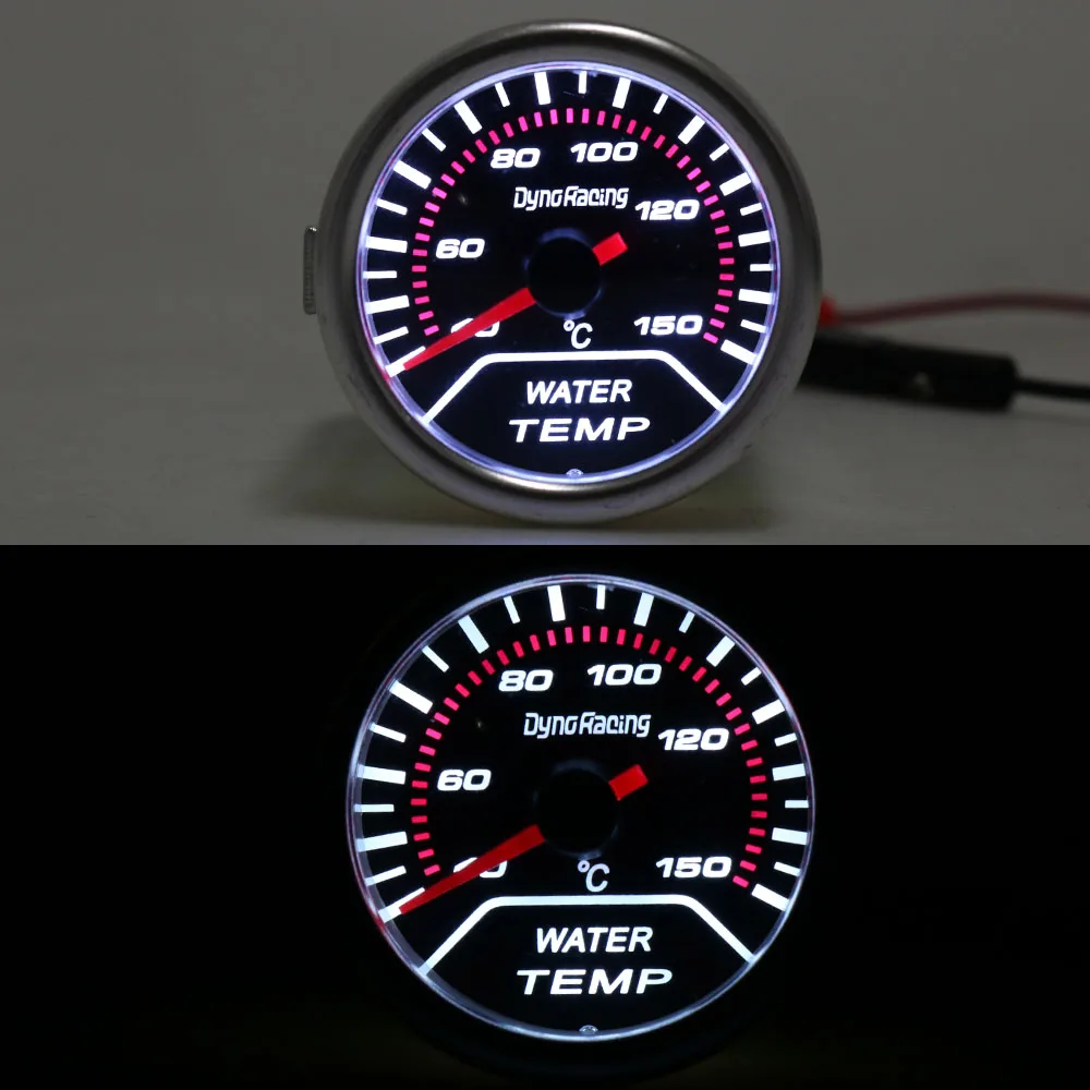 Dynoracing автоматический датчик температуры воды " 52 мм дымовые линзы 40-150 градусов Цельсия указатель температуры воды автомобильный измеритель BX101228