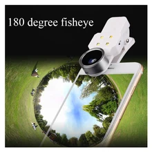 Светодиодный вспышка для селфи, красивый смартфон, объектив с зумом, заполняющий свет 0.4X широкоугольный+ 15X макро 180 градусов объектив рыбий глаз