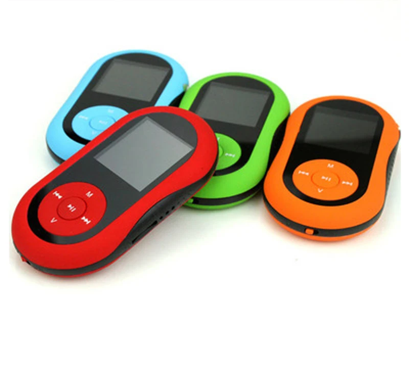 

Ultra-thin sports back clip MP4 Walkman MP4 card with screen mp4 video music player wholesale 5PCS/lot