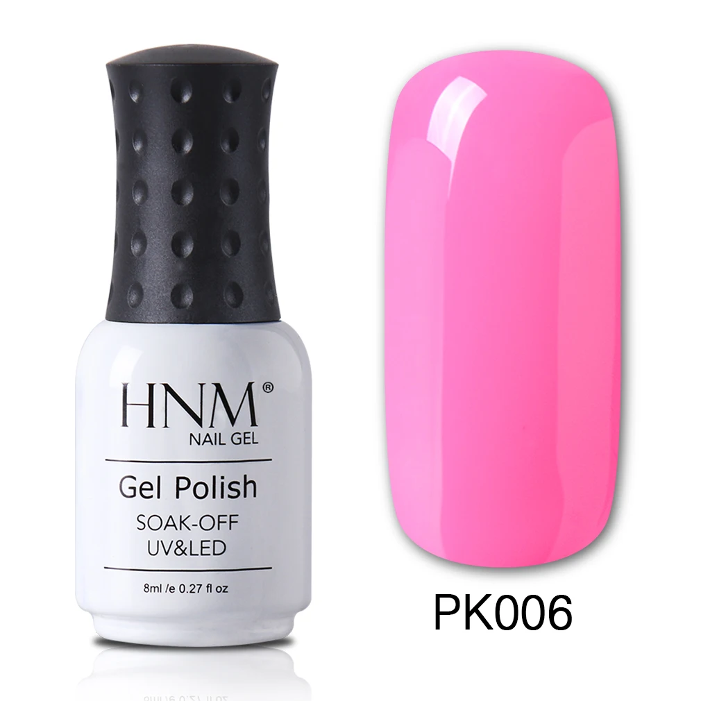 PK006 HNM 8 мл гель для ногтей телесного цвета УФ светодиодный Гель-лак для ногтей элегантный Гель-лак Полупостоянный лаковый клей Гибридный лаковый гель - Цвет: PK006