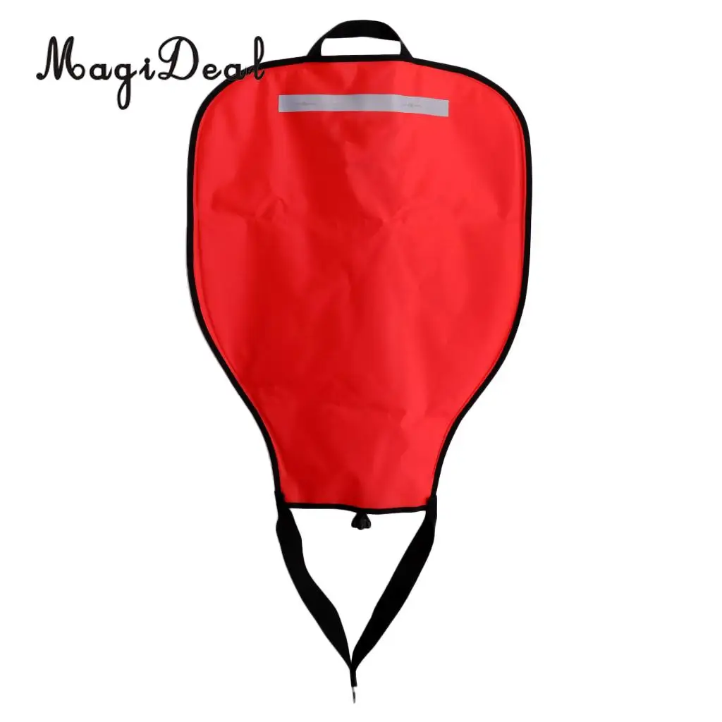210D Nylon Heavy Duty Perfeclan Durable Nylon Scuba Dive 50lbs Salvage Lift Bag w/ Dump Valve for Swimming Diving Accessories