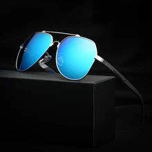 Качественные Брендовые мужские солнцезащитные очки для юрты, ультратонкие линзы, оправа из нержавеющей стали, высокое разрешение, покрытие для зрения, поляризация пленки, очки