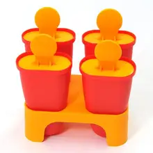 «Сделай сам» для Фруктового мороженого на палочке формовочная коробка 4 упаковки льда прессформы 9,5*5,5 см