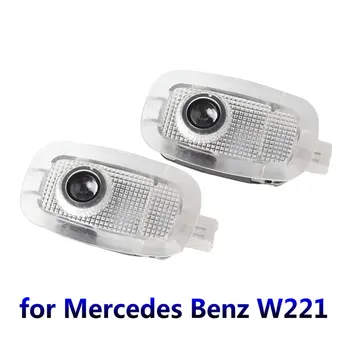 

2pcs LED Car Door Welcome Light Laser Projection Logo Light For Mercedes Benz W221 AMG S CL V class W447 C216