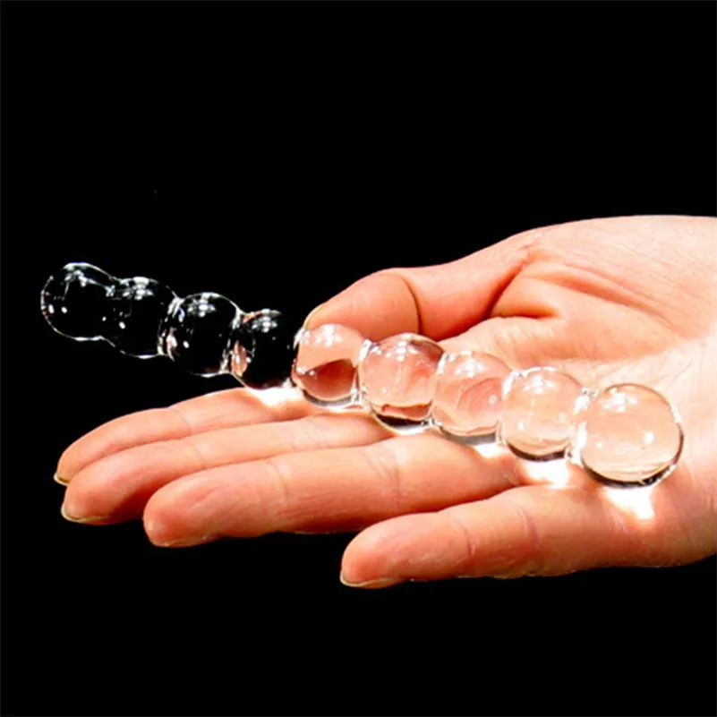 Aliexpresscom Buy Crystal Glass Anal Beads Plug Butt