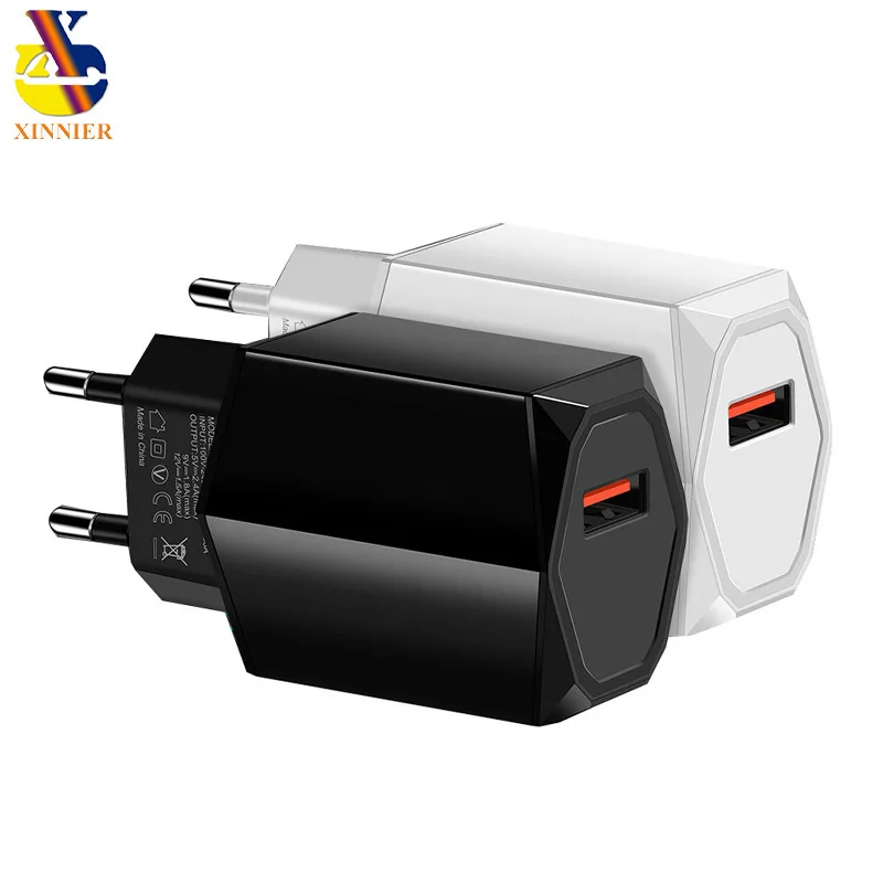 Portable USB Charger For Samsung Quick Charge 3.0 Fast Chargeing QC3.0 QC2.0 18W USB Power Adapter Charger for Phone Chargers