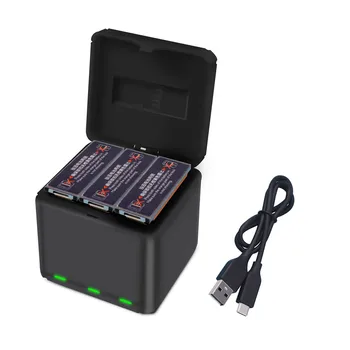 

QC3.0 Fast Charger for DJI OSMO Action Sports Camera 3 Battery Port Charging Box Multiple Safety Protection Smart Charger