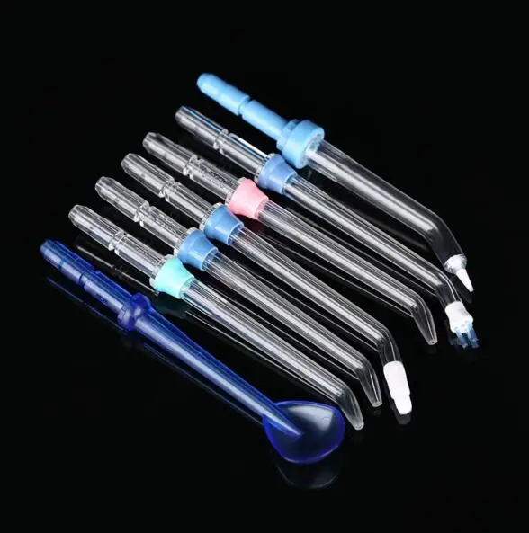 Murah 7 Pieces Air Flosser Oral Irrigator Jet Ekstra Penggantian Tip Nozzle Untuk Waterpik WP 100 Vaclav Nicefeel Flycat