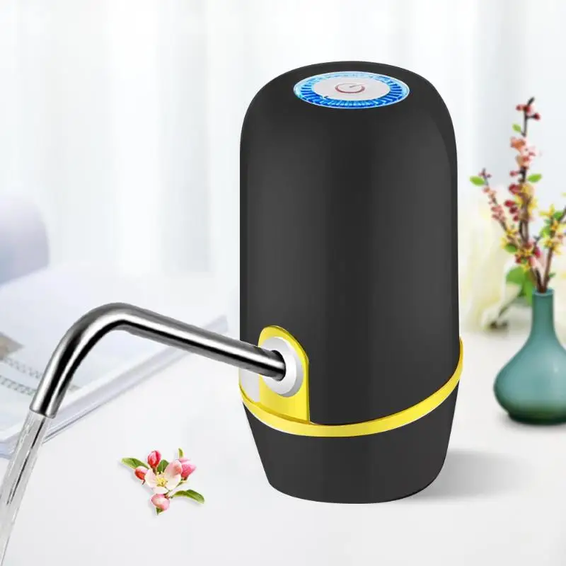 Портативный автоматический Электрический диспенсер для воды, переключатель питьевой бутылки, USB Перезаряжаемый умный водяной насос, машина для бутилированной воды
