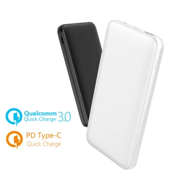 

10000mAh Power Bank For Samsung galaxy s7 edge/iPhone Huawei Xiaomi PD USB Fast Charging + Quick Charge 3.0 External Battery