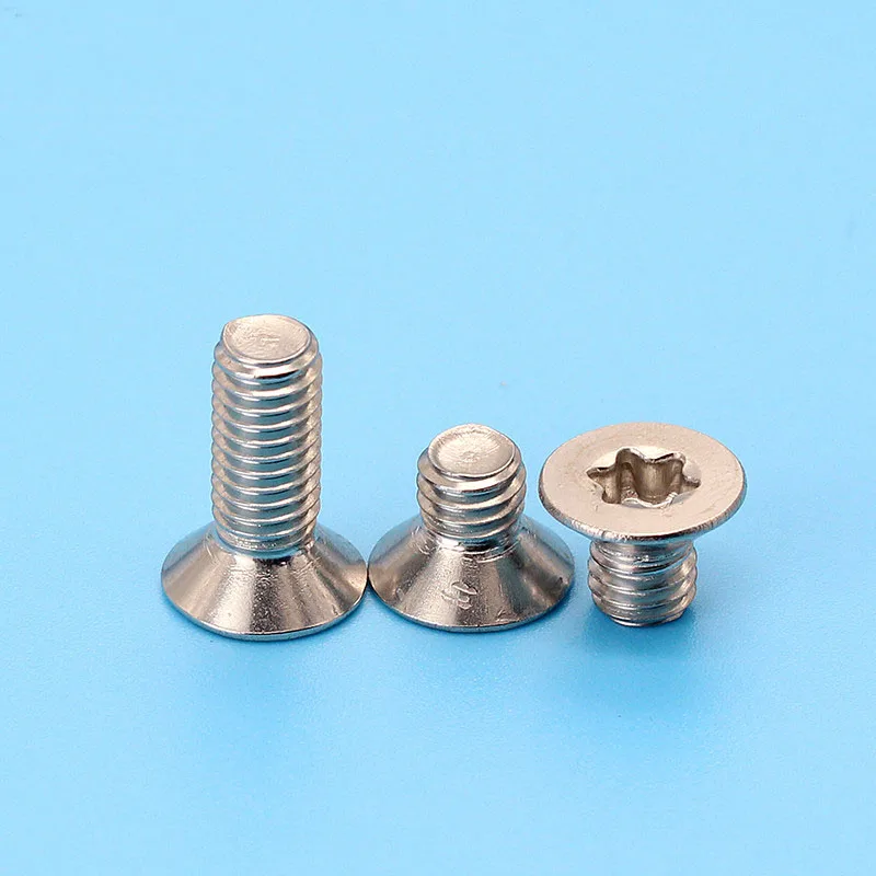 Шестигранные винты с потайной головкой M8 M10 TORX плоской болты из нержавеющей стали