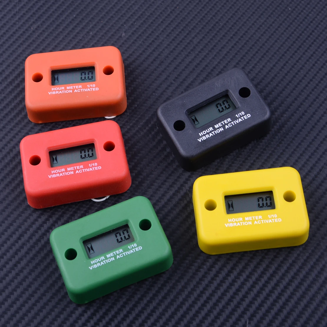 

CITALL High Performance Boat Ship Digital Vibration Hour Meter Plastic for Motors ATV Snowmobile Stroke Engine Generator