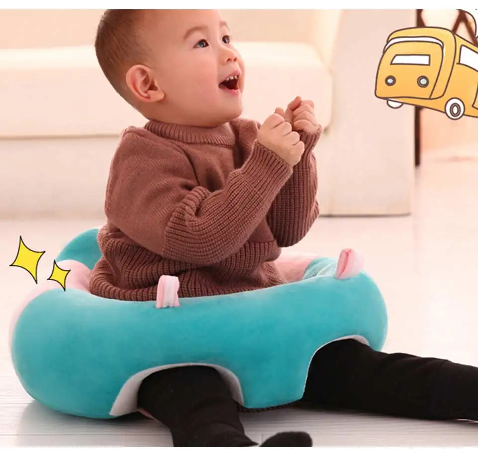 Новое Детское сиденье для младенцев, мягкая подушка для стула, диван, плюшевая игрушка-подушка, Кресло-мешок, диван в виде животного