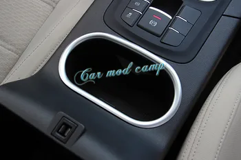 

ABS Matte Interior Water Cup Holder Decoration Cover Trim 1pcs For MG GS 2015 2016 2017 Car Styling accessories!