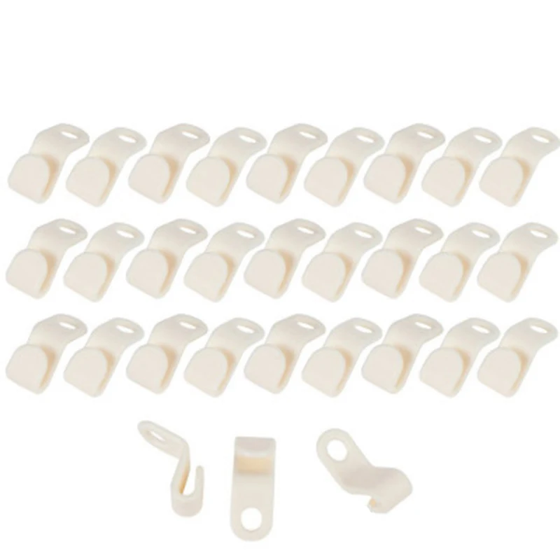 30Pcs/Set Anti-Slip Mini Hanger Save Space Hooks Connection Easy Hook Closet Organizer Storage For Clothes Holder
