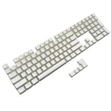 PBT White Pudding Keycaps Backlit Doubleshot ANSI ISO With Keycap Holder For 60%/87 TKL/104/108 MX Switches Mechanical Keyboard PBT White Pudding Keycaps Backlit Doubleshot ANSI ISO With Keycap Holder For 60%/87 TKL/104/108 MX Switches Mechanical Keyboard