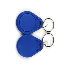 100 шт/лот RFID бирка 13,56 МГц UID Changable IC Keyfob ABS блок 0 секционный 0 многоразовый записываемый конусный копировальный тег для контроля доступа