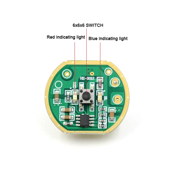 JYL-3012 3T6 4U2 велосипедная лампа, плата водителя PCB 6-8,2 V, запчасти для переключателей