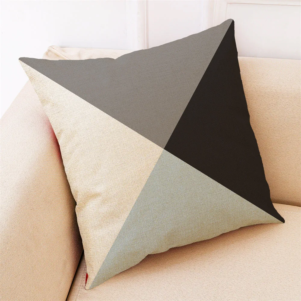 Домашний декор наволочки простые геометрические наволочки 45*45 см подушки для сидения дома декоративные