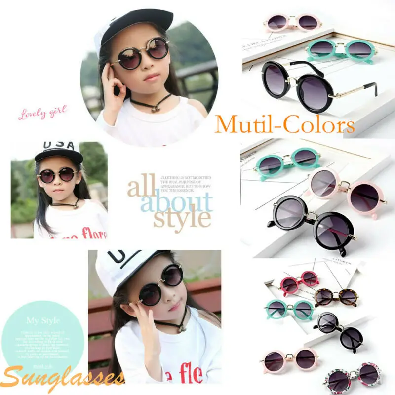 Fashion ANTI-UV Sunglasses Child Kids Boys Girls Shades Baby Goggles Glasses