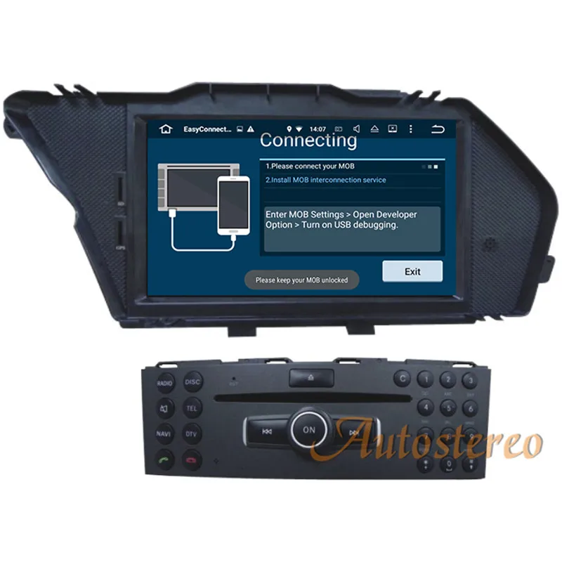 DSP Android 9 64G Автомобильный dvd-плеер gps навигация для Mercedes-Benz GLK-Class X204 2008-2010 автомобильный стерео Мультимедийный Плеер