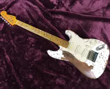 Free Shipping Cost Handwork Relic Electric Guitar ST01 Good Job Promotional Activities Hot Sale good job ajay