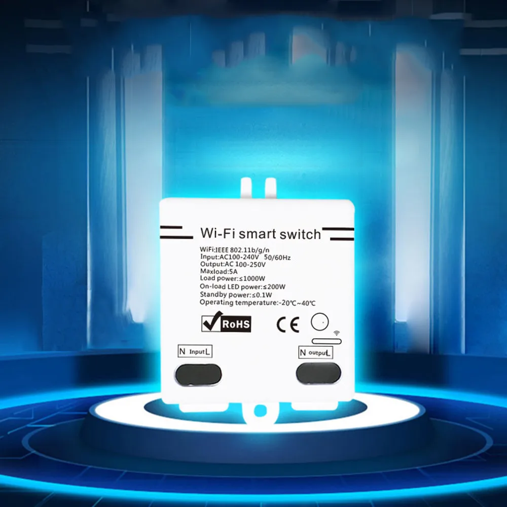 

NEW Portable Durable Automatic Protection Smart Home WiFi Wireless Switch Module Technology For Apple/Android APP Control R Home