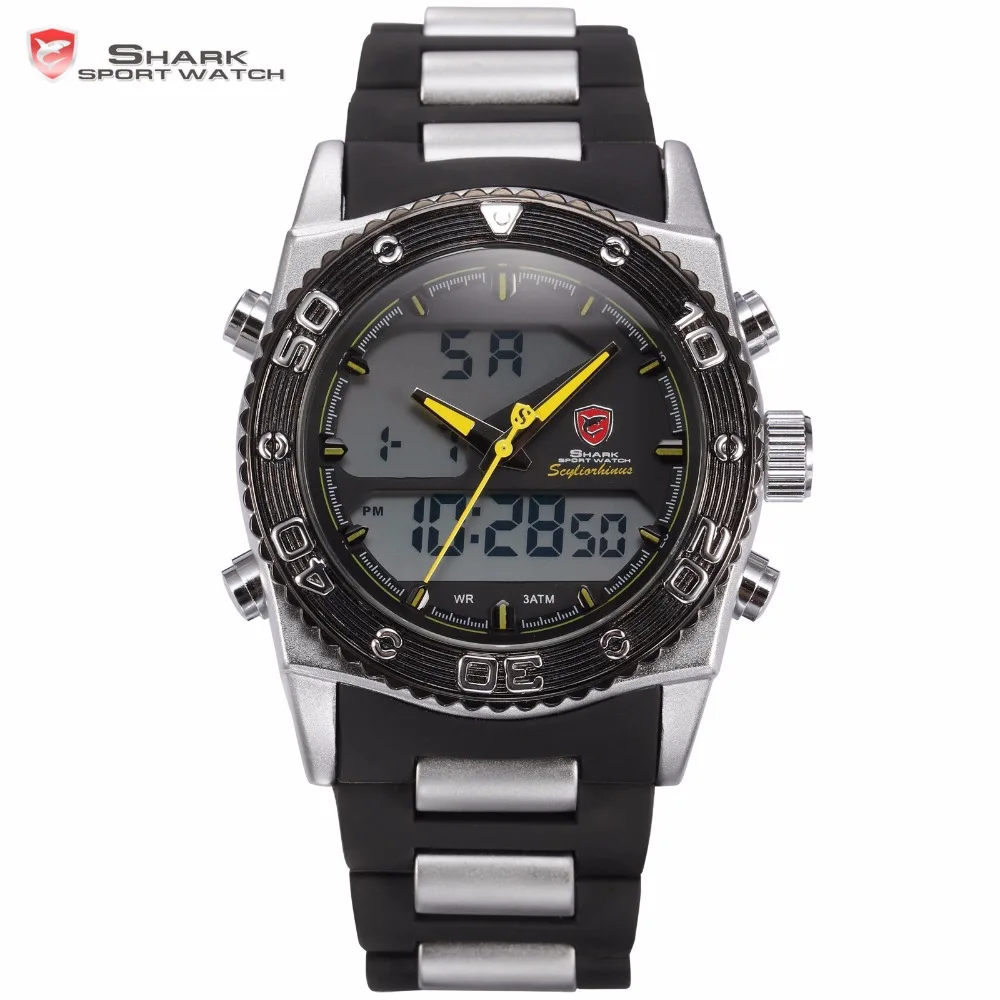 Cat Shark Sport Watch Dual Time Water Resistance Muntifunction