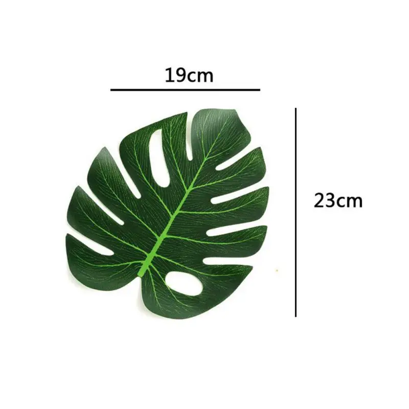 20 шт. искусственные листья монстеры в форме листьев зеленые растения Свадебные украшения DIY цветы композиция растение лист - Цвет: B6
