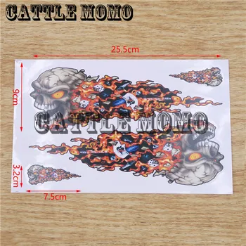 

Skull Sticker Decals Motorbike Fuel Tank Decals Stickers For Harley Body Decals